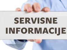 Servisne informacije